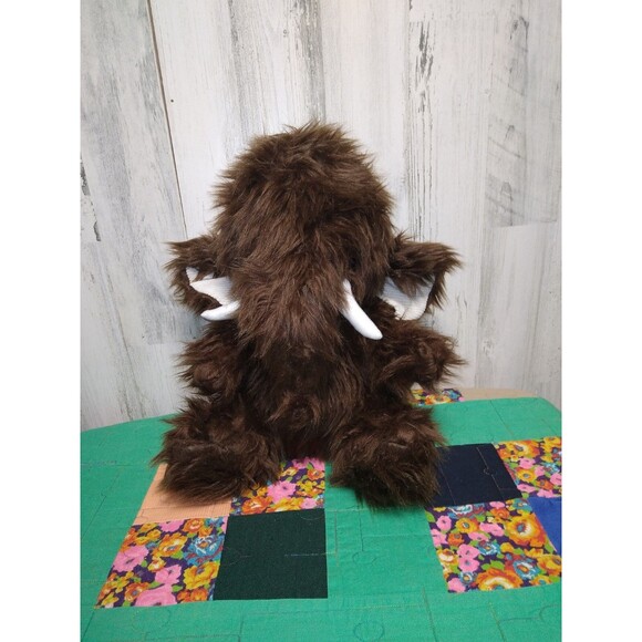Dan Dee Woolly MAMMOTH Plush Stuffed Animal Sitting Down 13" Corduroy Ears - Picture 7 of 9